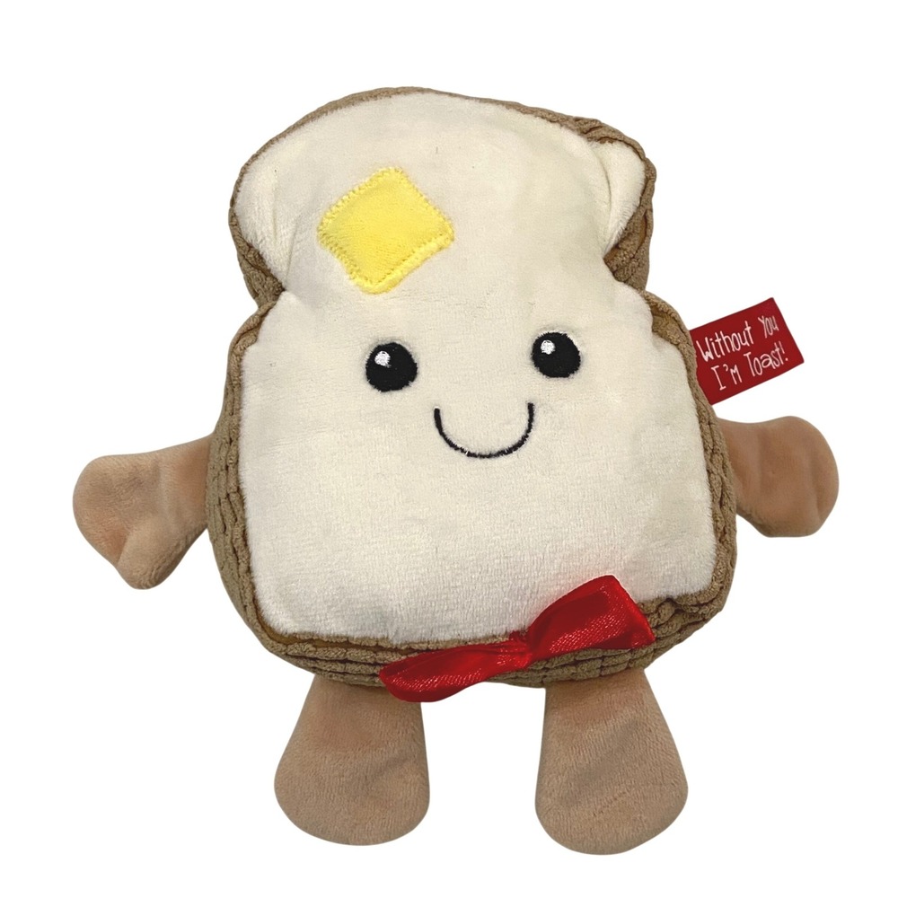 Bread Plush Dan Dee Collectors Choice Without You I'm Toast 6" Stuffed Food Cute